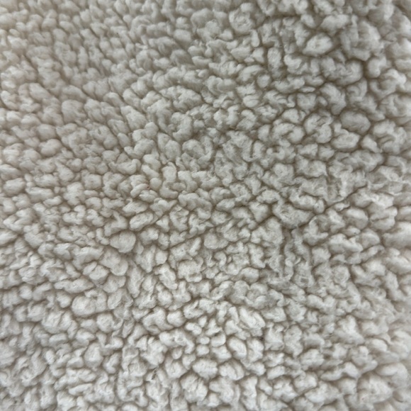 VS Fleece Jacket Small Off White with Full Zip Women’s - Picture 11 of 13